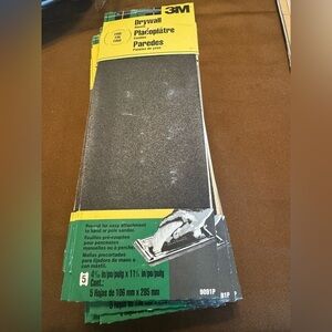 3M 9091P 4-3/16" x  11-1/4" Fine Drywall Sanding Sheets 13 Packs Of 5 (65 sheet)